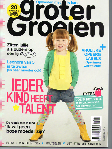 Groter Groeien nr 4 2012/Fotografie Femke Reijerman/model Roosje