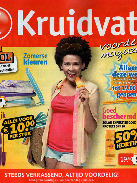 Kruidvat 25 juni t/m 7 juli/Fotografie Jouk Oosterhof/model Dominique S