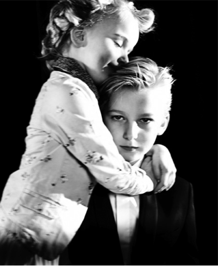 Little Mister Hitchcock/Fotografie Mark Groeneveld/modellen Daan en Lotte
