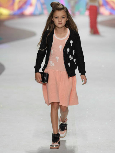 ST. Girls Catwalk Show SS14/model Sarah P