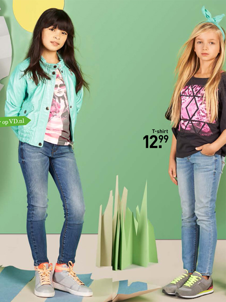 V&D folder wk 8/Fotografie Karen Rozetsky/modellen Pearl en Imani