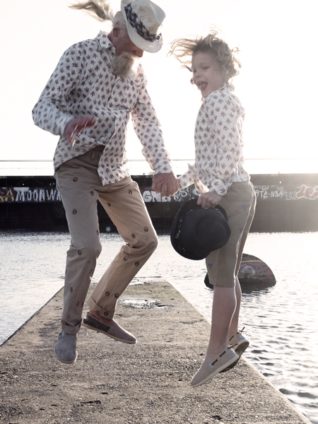 Fotografie Tjitske van Leeuwen/ Modellen Merijn met zijn opa