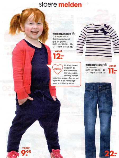 Hema 13 feb t/m 26 feb 2012/Fotografie Astrid Zuidema/model Roosje