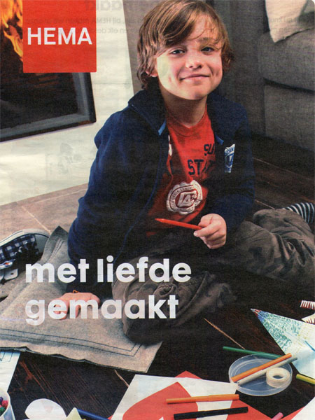 Hema 13 feb t/m 26 feb 2012/Fotografie Astrid Zuidema/model Karel