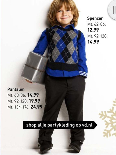 V&D Kerst / Fotografie Hans van Brakel/ Model Linc